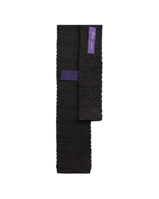 Ralph Lauren Black Cravate for men