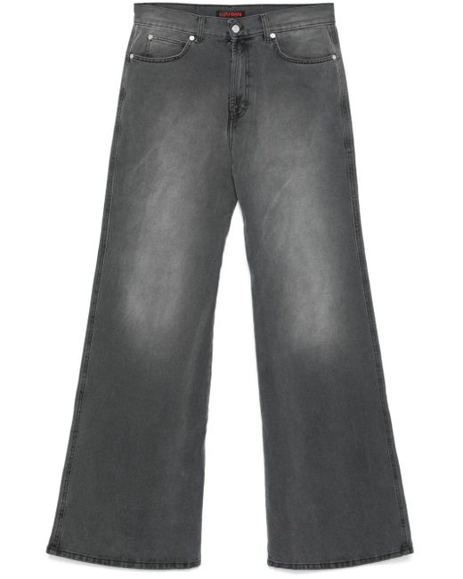 Jeans Phat A Gamba Ampia di LỰU ĐẠN in Gray da Uomo
