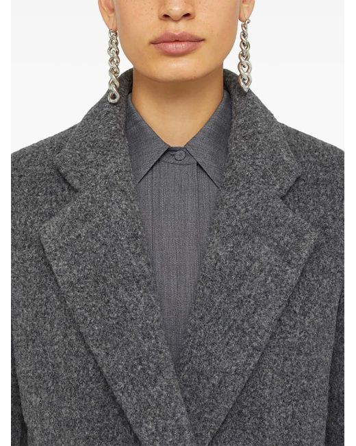 Jil Sander Gray Tailored Coat