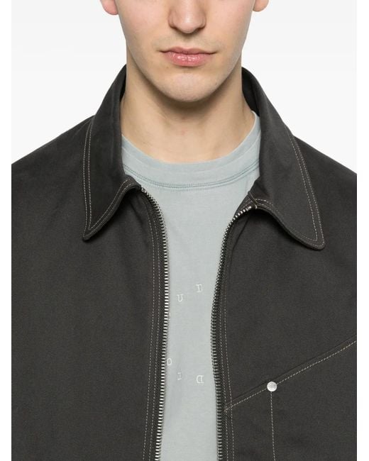 Etudes Studio Black Zipped Boxy Jacket