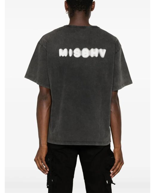 T-Shirt Community di M I S B H V in Black da Uomo