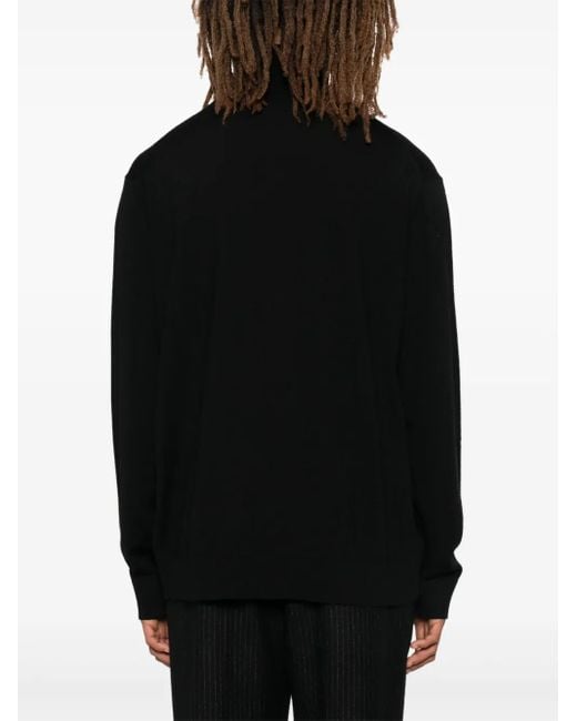 Iceberg Black Turtleneck Sweater for men