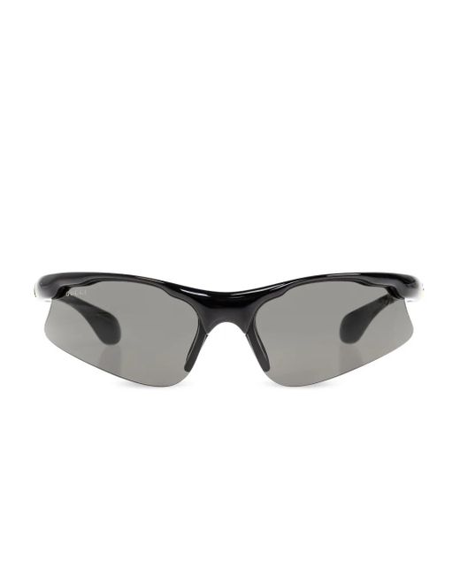 Gucci Gray Logo-Print Sunglasses