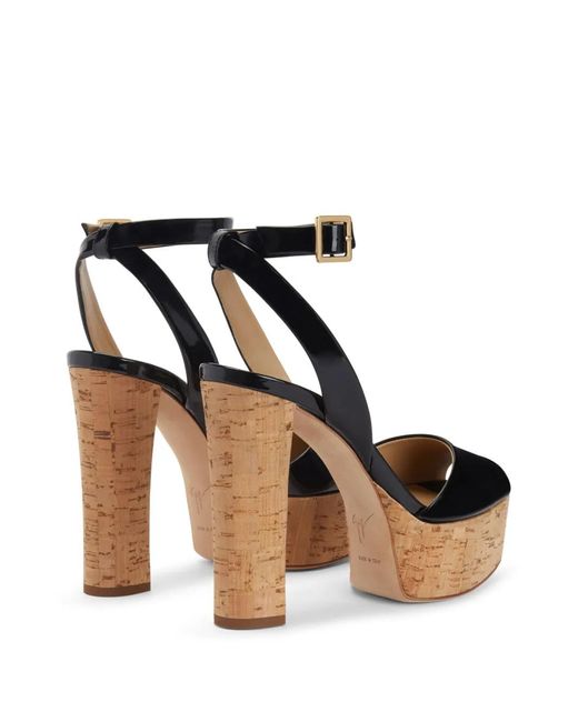 Giuseppe Zanotti Black Sandals