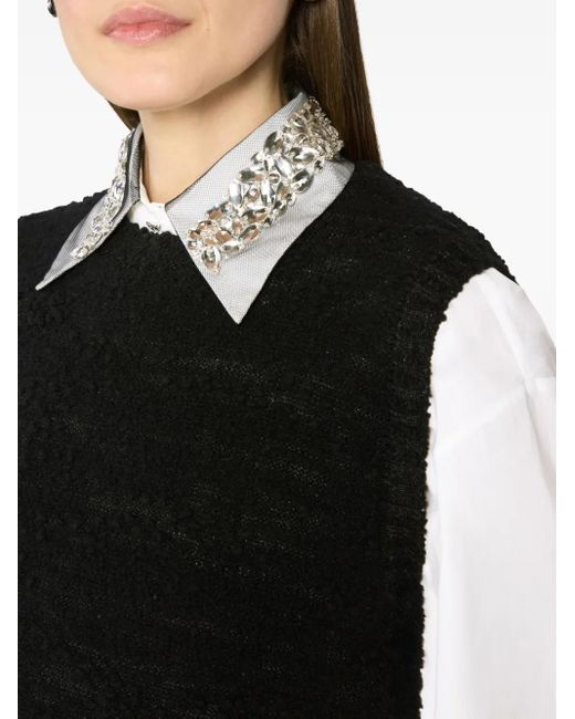 Genny Black Oberteil mit Pailletten