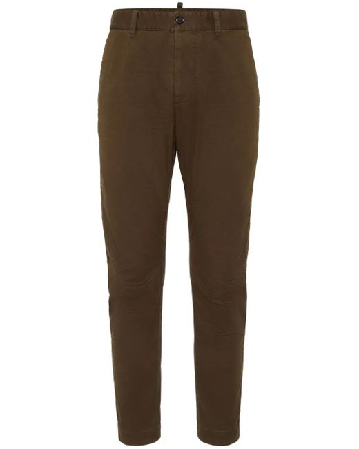 メンズ DSquared² テーパードパンツ Brown