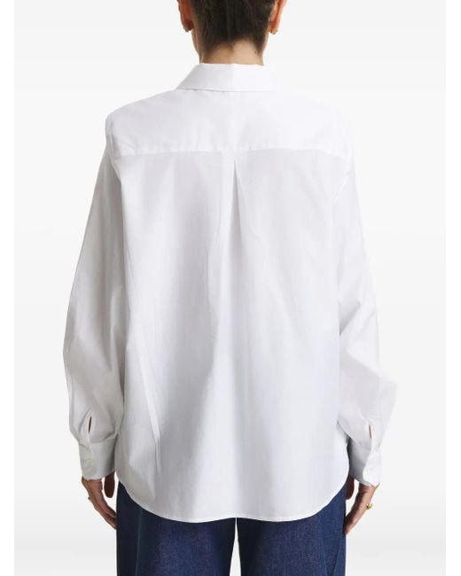 CuAnna White Buttoned Shirt