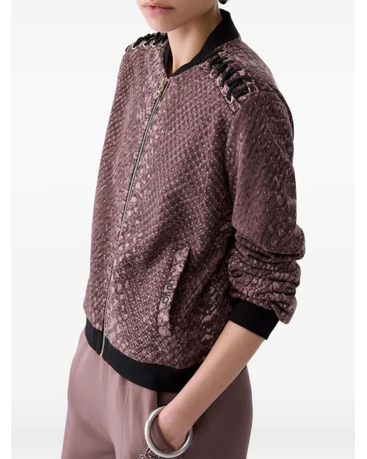 Liu Jo Brown Sweatshirt With Laces
