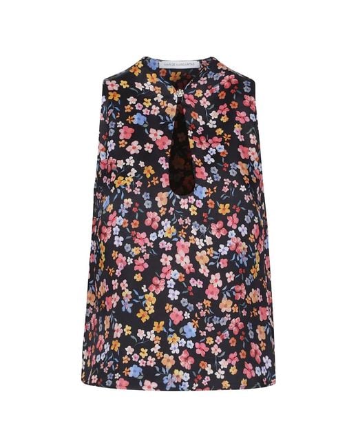 Mar De Margaritas White Floral Top