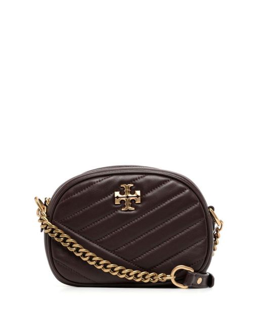 Tory Burch Chevronquilted Kira Camerabag in Black Lyst UK