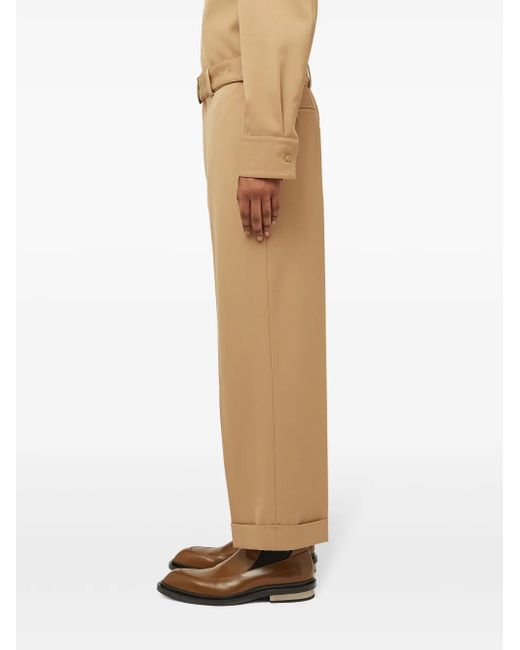 メンズ Jil Sander ベルテッド ストレートパンツ Natural