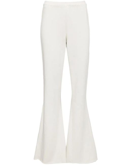 Entire studios White Heavy Flare Trousers