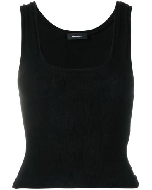 Wardrobe NYC Black Sleeveless Vest Top