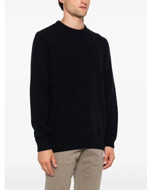 Barbour Blue 'Holden' Crew Neck Sweater for men