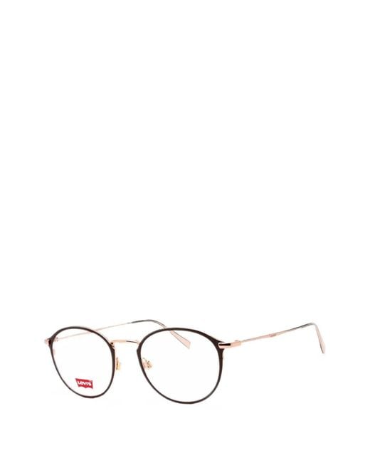 Levi's Brown Round-Frame Glasses