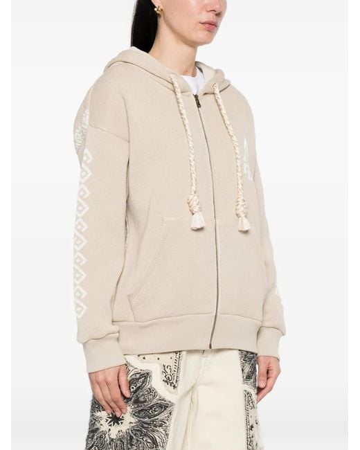 Al Ain Natural Leopard Graphic Cardigan