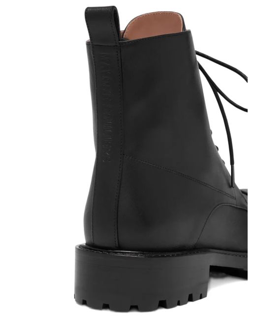 Malone Souliers Black Leather Miller Ankle Boots 35