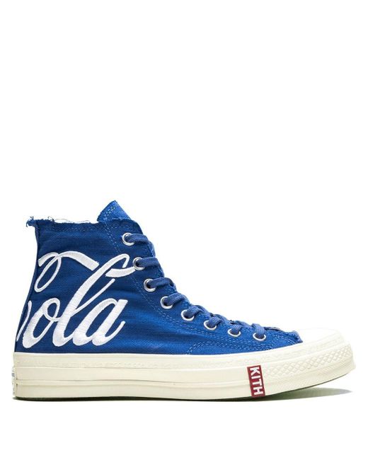 coca cola converse blue