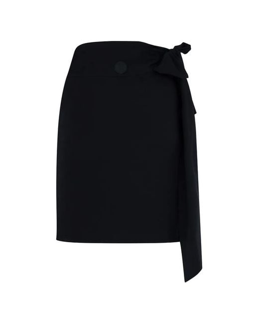 Hunza G Black Sarong Skirt