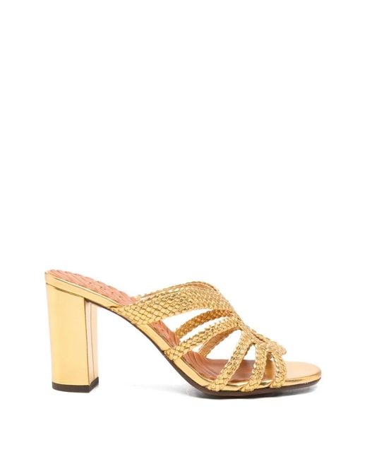Chie Mihara Metallic Sandales Beloni À Design Métallisé