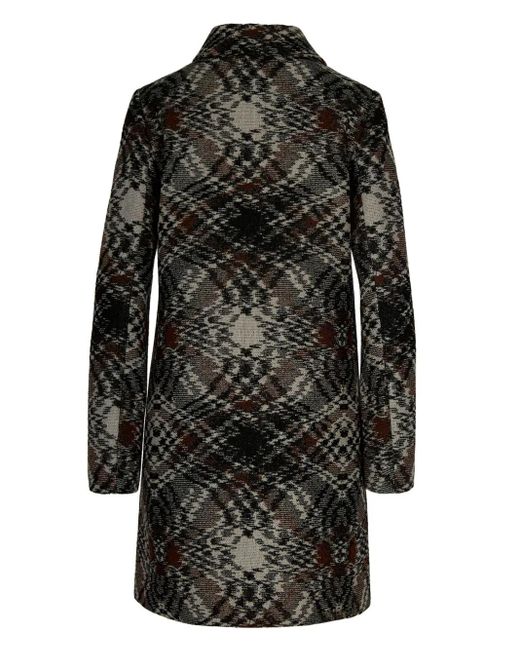 Missoni Black Patterned Button Coat