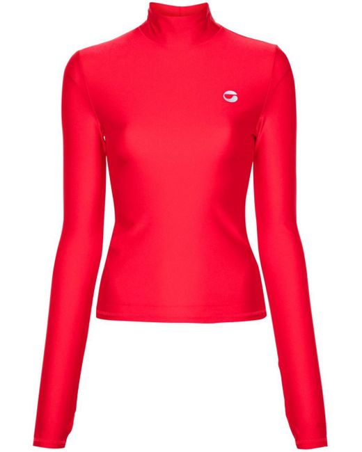 Coperni Red High-Neck Top