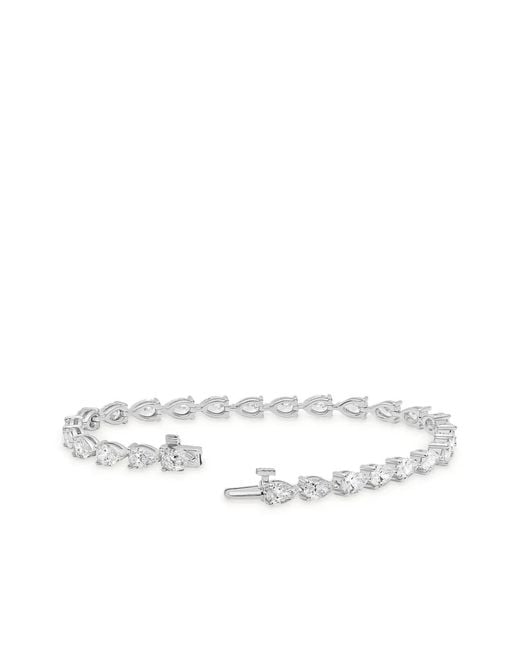Jewels Aficionado White 18K Diamond Tennis Bracelet