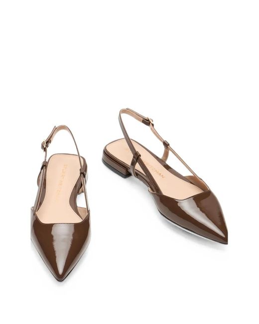 Stuart Weitzman White Vinnie Slingback Pumps