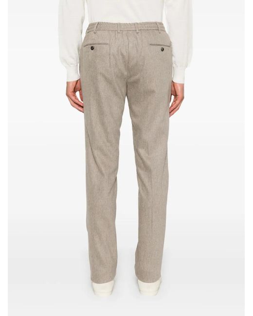 PT Torino Natural Felted Trousers for men