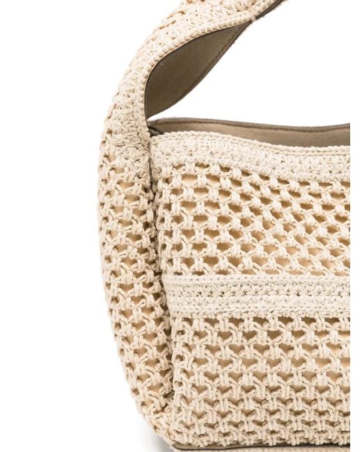 Totême  Natural Gehäkelte Mini-Tasche
