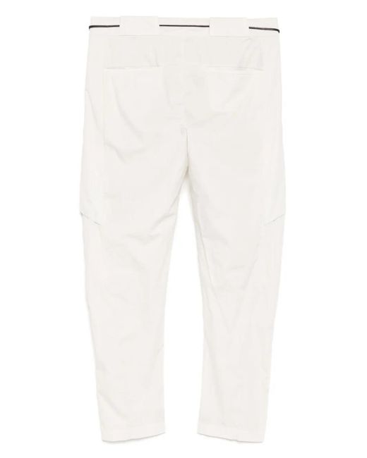 Transit White Drawstring Trousers for men