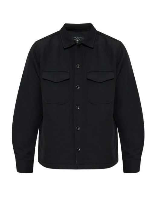 Rag & Bone Blue Flap-Pocket Jacket for men