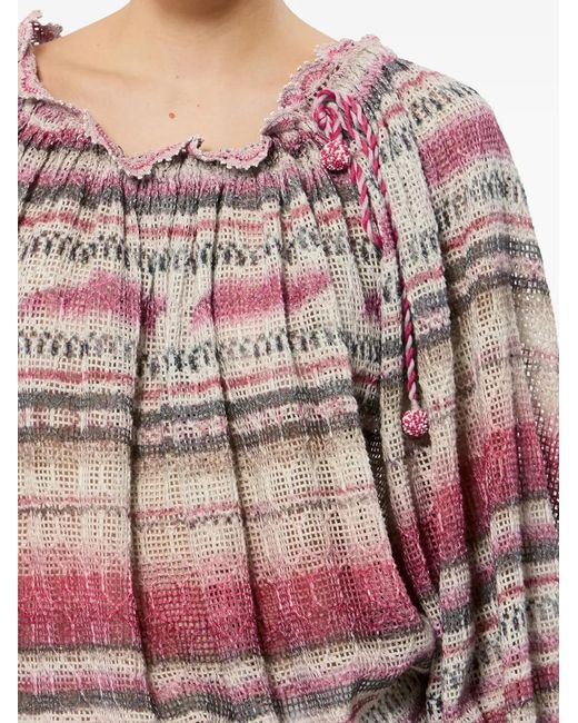 Isabel Marant Red Nalyna Top