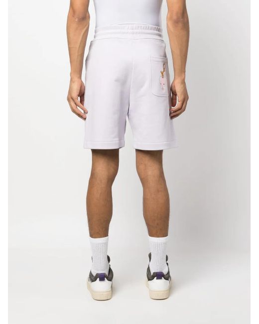 Bermuda En Coton Biologique À Lien De Resserrage Vivienne Westwood pour homme en coloris White