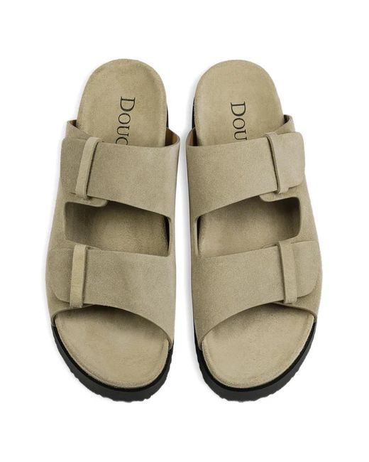 Doucal's Multicolor Sandales En Daim À Double Brides for men