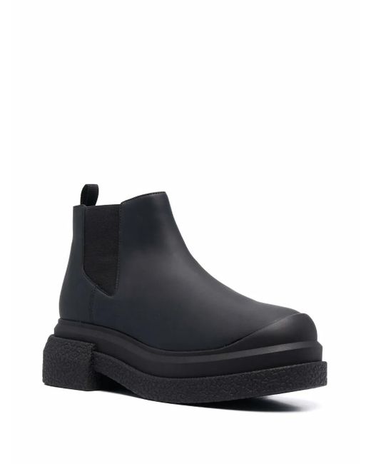 Stuart Weitzman Black Charli Platform Ankle Boots
