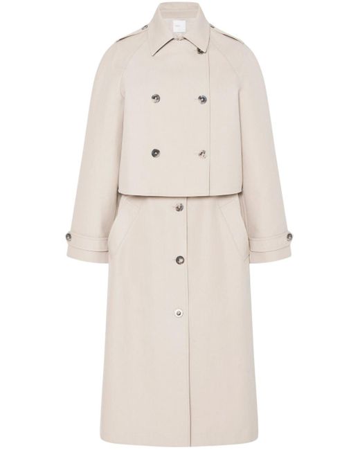 Rosetta top maxi coat