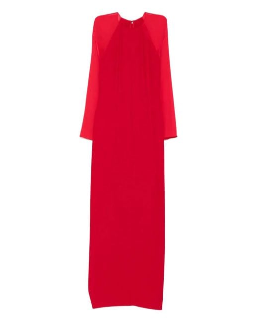 Alberta Ferretti Red ABITO CADY STRETCH