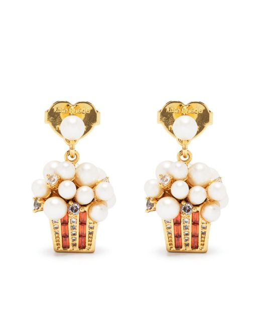 Kate Spade Metallic Winter Carnival Popcorn Earrings