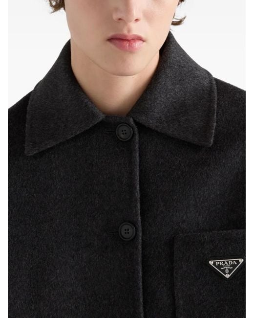 Prada コントラストカラー ジャケット Black