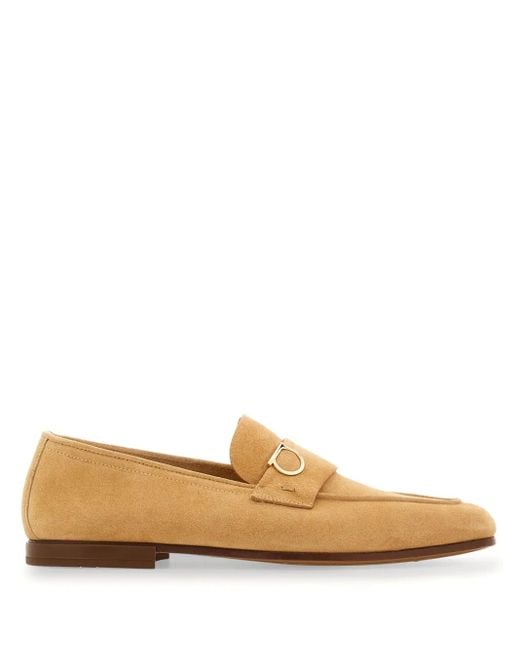 メンズ Ferragamo ガンチーニチャーム ローファー Brown