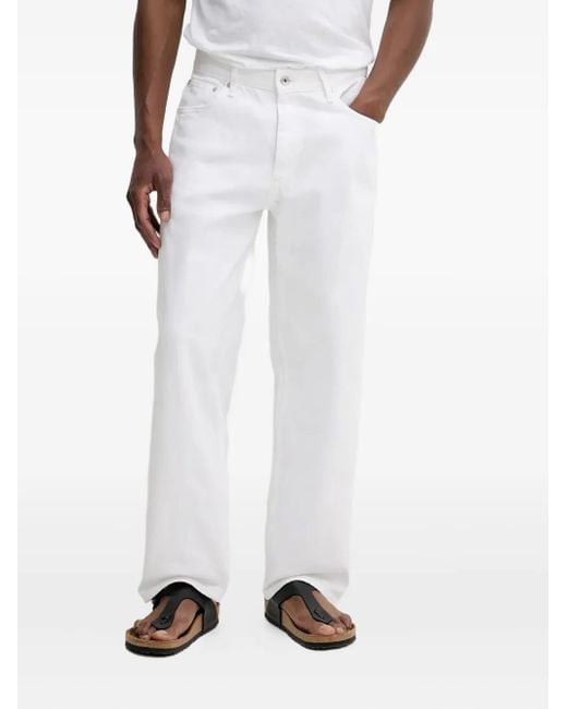 Rag & Bone White Cotton Jeans for men