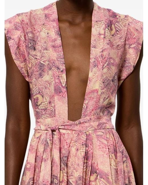 Isabel Marant Pink Melissa Dress