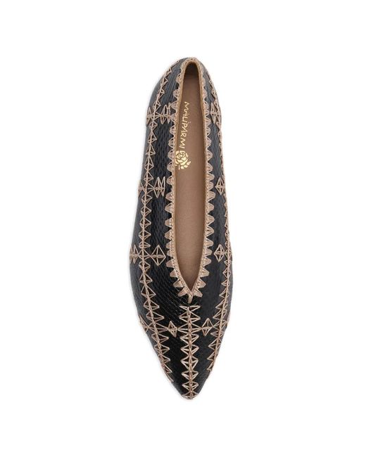 Maliparmi White Patchwork Loafers