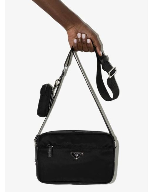 Sac À Bandoulière Re-Nylon Prada en coloris Black