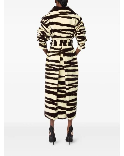 Nina Ricci Jas Met Zebraprint in het Black