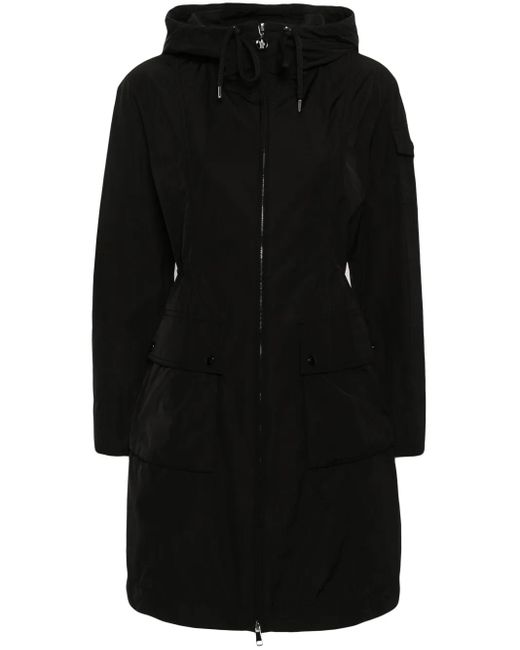 Moncler Jas Met Capuchon En Trekkoord in het Black