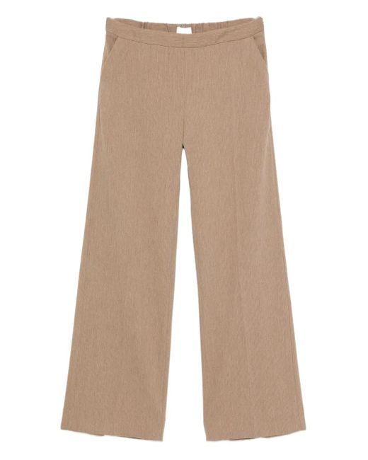 MARGON METAMORFOSI Natural Elastic-Waistline Pants