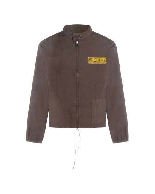 Maison Margiela Brown Zip Jacket for men