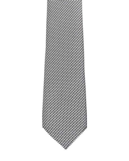 Tom Ford White Patterned Tie for men